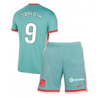 Echipament fotbal Atletico Madrid Alexander Sorloth #9 Tricou Deplasare 2024-25 pentru copii maneca scurta (+ Pantaloni scurti)